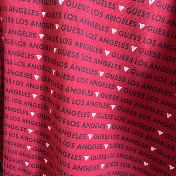 Vintage Guess Jeans USA Sweatshirt Womens Medium M Red Y2K Crewneck - Picture 7 of 7